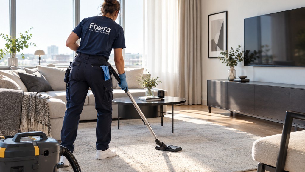 Storstädning utan fönsterputs – Fixera dammsuger vardagsrum